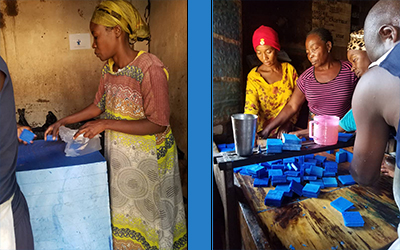 FORMATION DES JEUNES FILLES ET FEMMES EN SAVONNERIE POUR LEUR AUTONOMIE